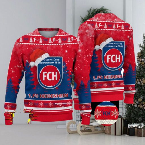 FC Heidenheim Bundesliga Fans Germany League Ugly Christmas Sweater Christmas Gift