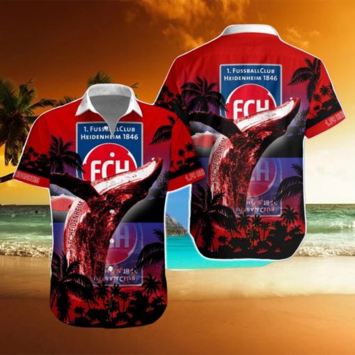 FC Heidenheim Hawaiian Shirt And Short New Design For Fans
