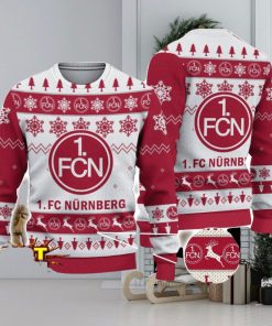 FC Nurnberg Bundesliga Fans Football 3D Ugly Christmas Sweater Christmas Gift