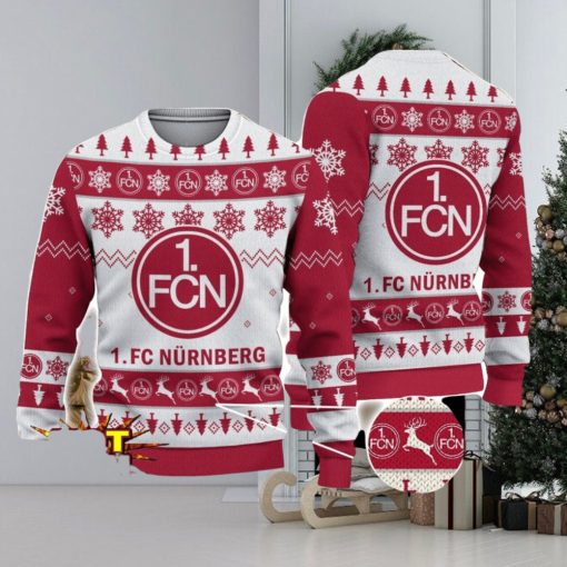 FC Nurnberg Bundesliga Fans Football 3D Ugly Christmas Sweater Christmas Gift