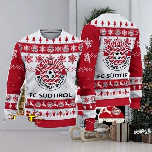 FC Südtirol Team Football Lega Serie A Ugly Christmas Sweater Christmas Gift