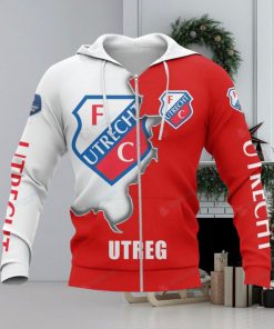 FC Utrecht Logo Zip Up Hoodie