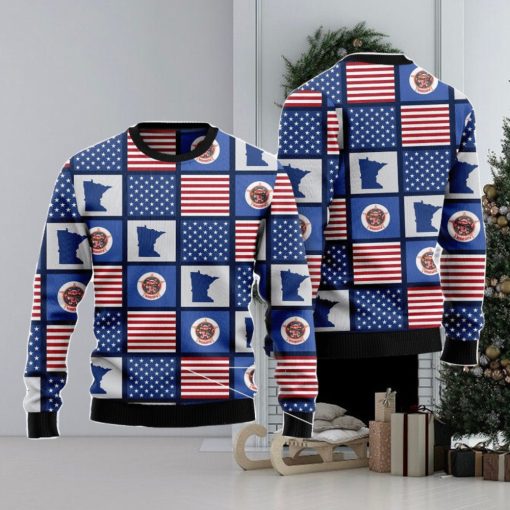 Amazing Minnesota Ugly Christmas Sweater AOP All Over Printed Sweater