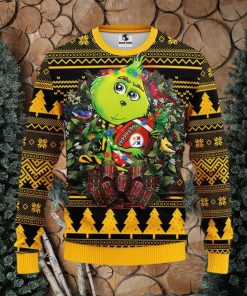 Pittsburgh Steelers Grinch Hug Christmas Ugly Sweater