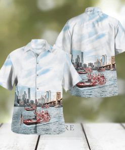 FDNY FIREBOAT JOHN J HARVEY HAWAIIAN SHIRT