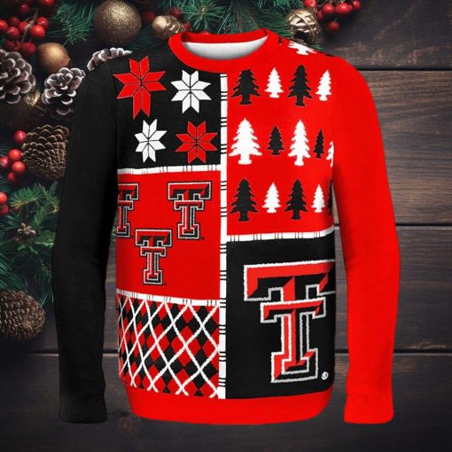 FOCO Men’s NCAA Busy Block Ugly Sweater