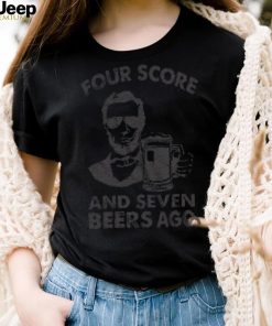 FOUR SCORE AND SEVEN BEERS AGO MEN'S TSHIRT