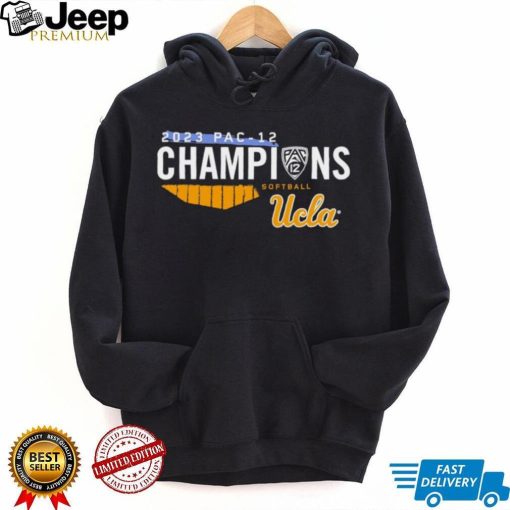 UCLA Bruins 2023 Pac 12 Champions Softball Regular Season logo shirt