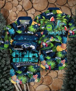 Seattle Seahawks NFL Flower Full Printing Unisex Hawaiian Shirt