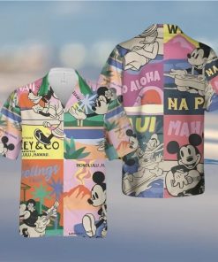 Mickey And Friends Retro Summer Full Printing Hawaiian Shirt