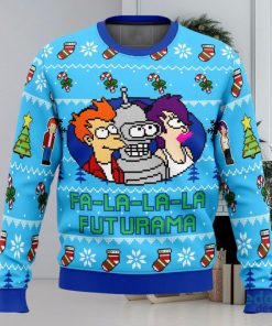 Fa La La La Futurama 3D Ugly Christmas Sweater Christmas Gift Ideas Party Gift