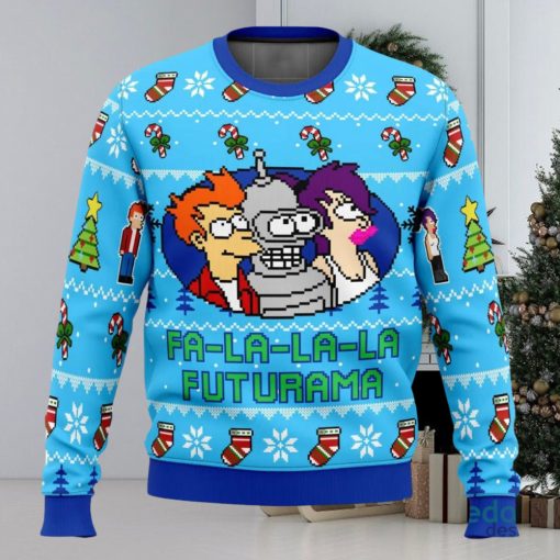 Fa La La La Futurama 3D Ugly Christmas Sweater Christmas Gift Ideas Party Gift