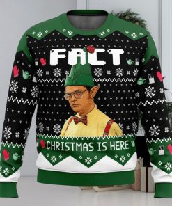 Fact Christmas Is Here The Office Ugly Christmas Sweater