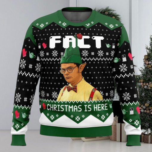 Fact Christmas Is Here The Office Ugly Christmas Sweater