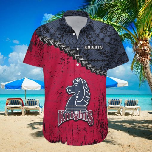 Fairleigh Dickinson Knights 3D Hawaiian Shirt Grunge Polynesian TattooNCAA Summer Beach For Fans Gift hawaiian shirt