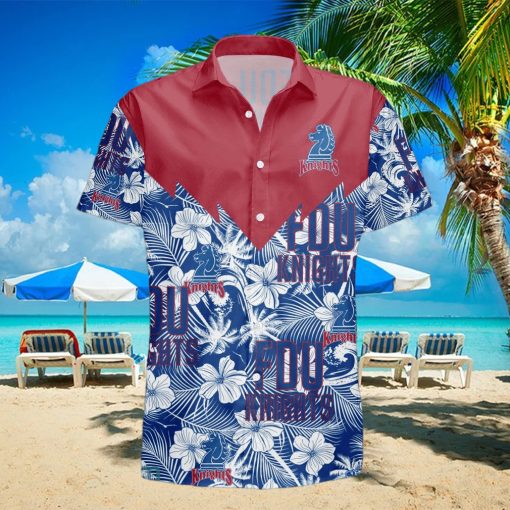 Fairleigh Dickinson Knights 3D Hawaiian Shirt Tropical Seamless NCAA Summer Beach hawaiian shirt