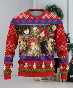 Fairy Tail Anime Ugly Christmas Sweater, Custom Xmas Gift, Custom Ugly Christmas Sweater