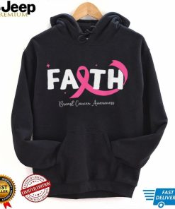 Faith Christian Cross Flower Breast Cancer Awareness Womens T Shirt (1)