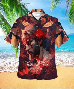 Faith Over Fear Jesus Hawaiian Shirts – Gifts For People Who Love Jesus