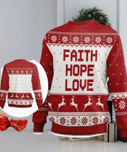 Faith Ugly Christmas Sweater – Hope Love Ugly Christmas Sweater