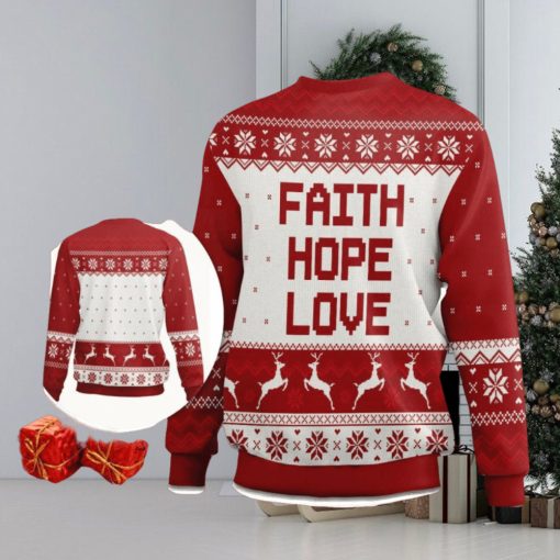 Faith Ugly Christmas Sweater – Hope Love Ugly Christmas Sweater