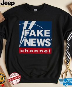 Fake News Channel Shirt Black shirt