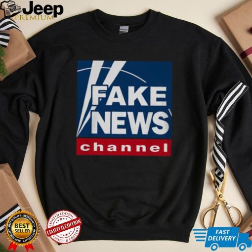 Fake News Channel Shirt Black shirt