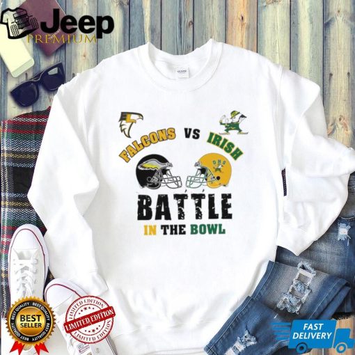 Falcons vs Irish Battle in the Bowl shirt