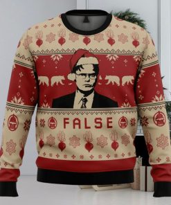 False The Office Ugly Christmas Sweater