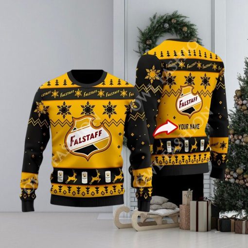 Falstaff Beer Custom Christmas Sweater Jumpers