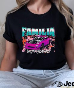 Familia guilty pleasures purple car shirt