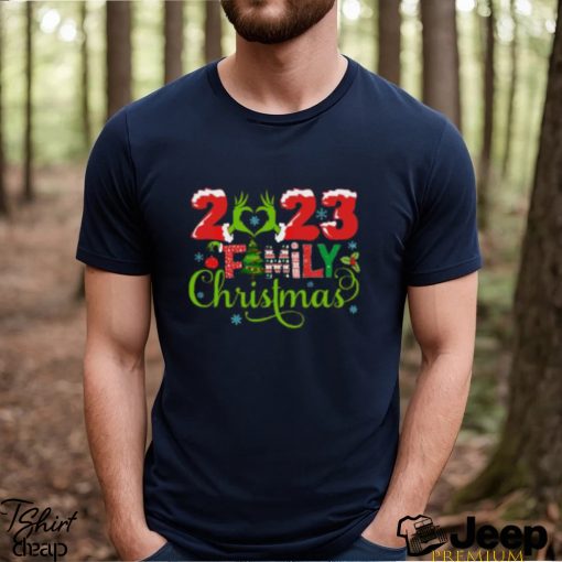 Family Christmas 2023 Funny Family Matching Sibling Xmas Party Grinchmas Shirt