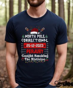 Family Christmas North Pole Correctional Perjury Matching Shirt