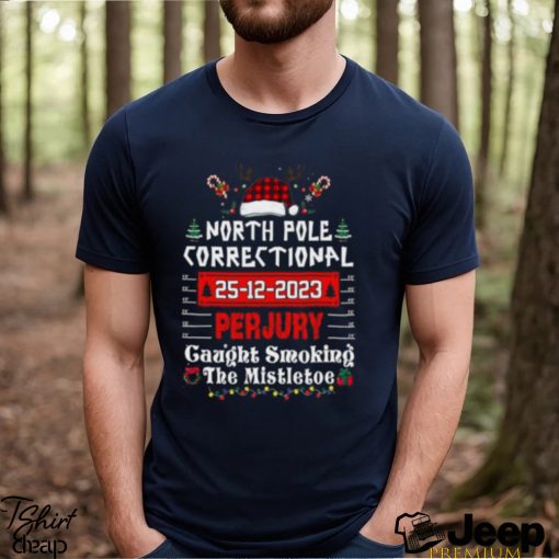 Family Christmas North Pole Correctional Perjury Matching Shirt