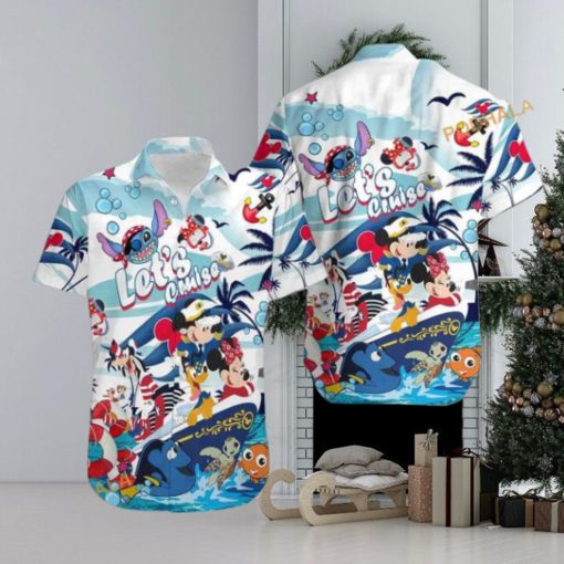 Family Matching Disney Cruise Hawaiian Shirt, Disney Themed Apparel