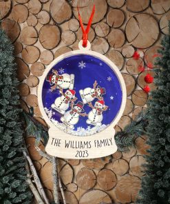 Family Personalized Christmas Shaker Ornament Gift For Family Christmas Gift