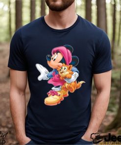 Famous Characters Minnie Mouse Figure Short Sleeve T Shirt Men Classic Unisex