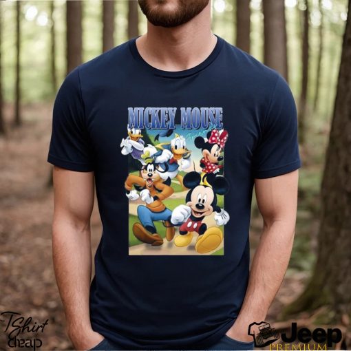 Famous Mickey Mouse Friends Figure Short Sleeve T Shirt Men Sweatshirt Unisex