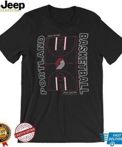 Fanatics Branded Black Portland Trail Blazers Michelob Ultra Full Court T Shirt