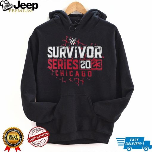 Fanatics Branded Black WWE Survivor Series 2023 Chain Link Fence T Shirt