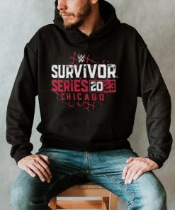 Men's Fanatics Branded Black WWE Survivor Series 2023 War Games Chicago  Pullover Hoodie