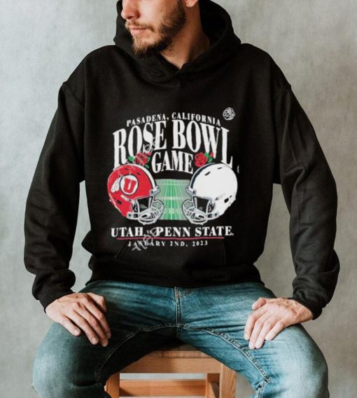 Fanatics Merch Penn State Nittany Lions vs. Utah Utes Fanatics Branded 2023 Rose Bowl Matchup Old School Shirt