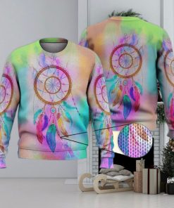 Fancy Colorful Dream Catcher 3D Printed Shirts 3D Ugly Sweater Christmas Gift Sweater