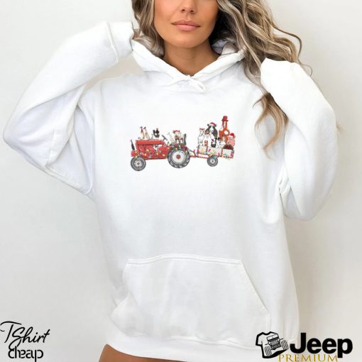 Farm Animals Truck Christmas Sweatshirt