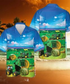 Farm Round Baler Hawaiian Shirt