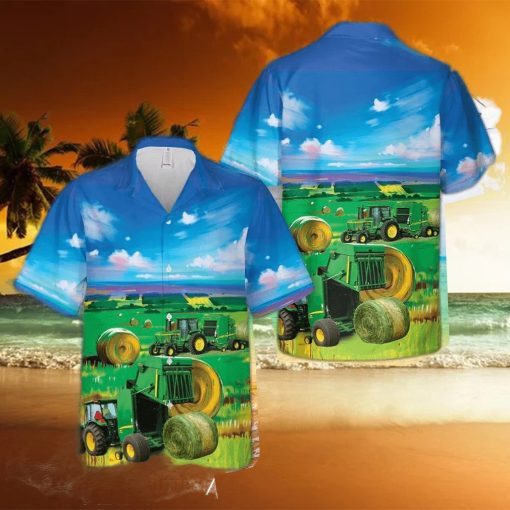 Farm Round Baler Hawaiian Shirt