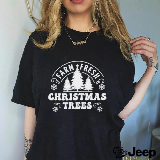 Farm fresh trees retro  shirt