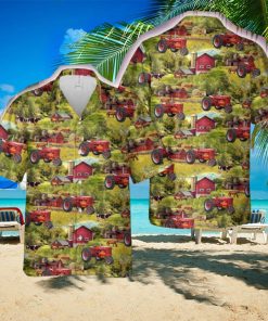 Farmall M with Sheppard Diesel Conversion Tractor Hawaiian Shirt Unisex Fans Gift
