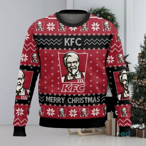 Fast Food KFC 3D Ugly Christmas Sweater Men And Women Christmas Gift