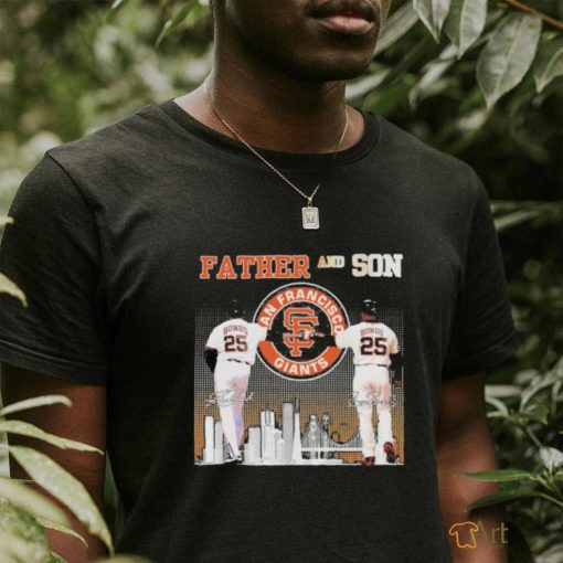 Father And Son San Francisco Giants Bonds Shirt